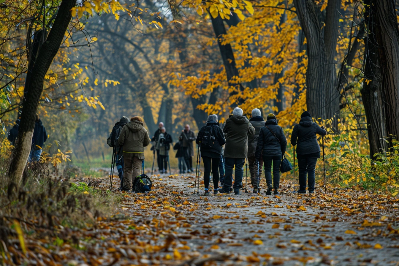 Скандинавська ходьба для пенсіонерів